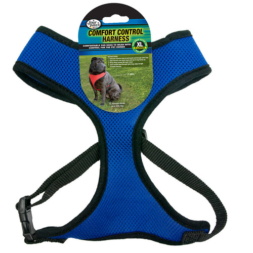 Four Paws Comfort Control Harness - Blue - X-Large