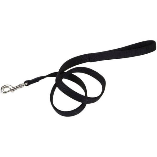 Coastal Pet Double Ply Nylon Lead - Black 72 in x 1 in