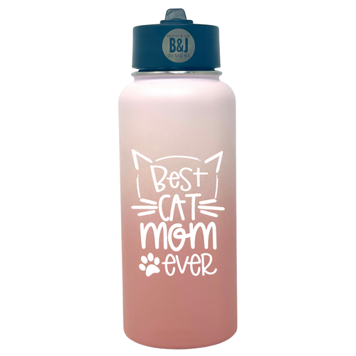 Insulated Stainless Steel Best Cat Mom Ever Tumblers