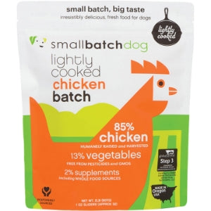 SMALLBATCH DOG FROZEN LIGHTLY COOKED CHICKEN 2LBS *Special Order*