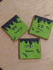 Halloween Monster squares dog treats