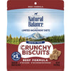 Natural Balance L.I.D. Limited Ingredient Diets Crunchy Biscuits beef Formula Dog Treats 10oz