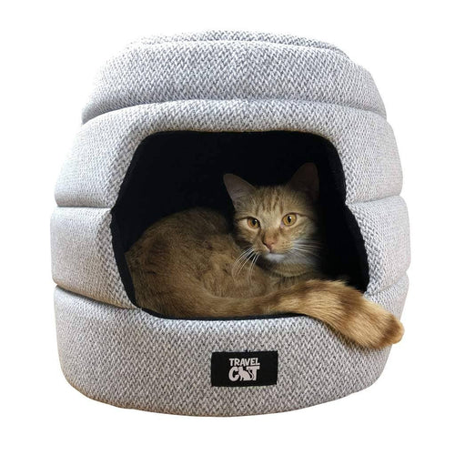 The Meowbile Home Convertible Cat Bed & Cave