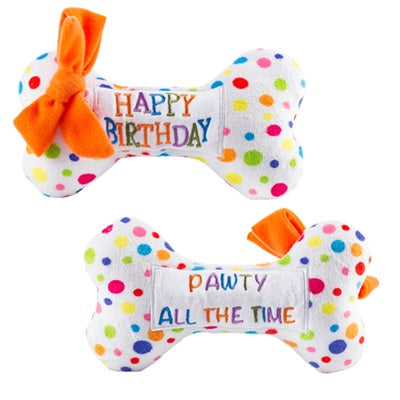 Haute Diggity Birthday Bone Dog Toy