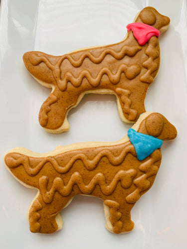 Peanut Butter Golden Retriever Cookie