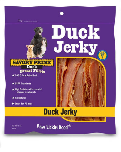 Savory Prime Natural Duck Jerky Dog Treat 1ea/16 oz