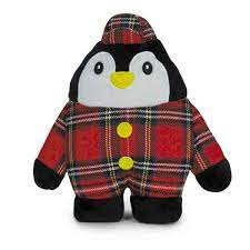 Zanies Holiday Tartan Friends Penguin