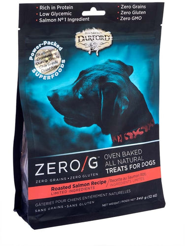 Darford Zero/G MINIS Oven Baked Dog Treats Roasted Salmon Recipe 1ea/12 oz