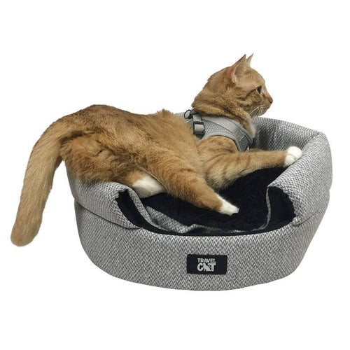 The Meowbile Home Convertible Cat Bed & Cave