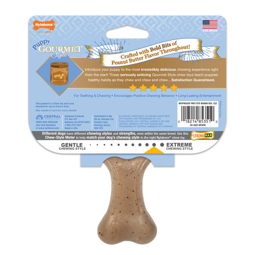 Nylabone Gourmet Style Strong Wishbone Puppy Chew Toy