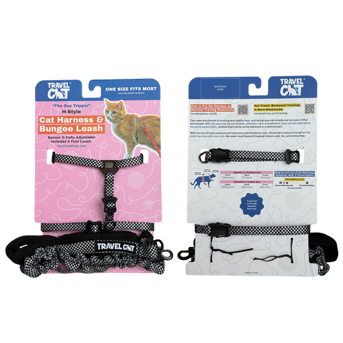 The Day Tripper Adjustable H-Style Cat Harness