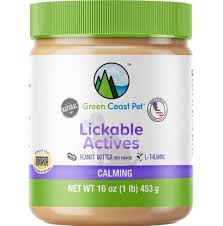 Green Coast Pet Lickable Active Calming Peanutbutter 16oz