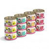 Best Feline Friend (B.F.F.), Batch 'O Besties Variety Pack, Wet Cat Food by Weruva, 3oz Can (Pack of 12)