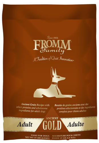 Fromm Adult Ancient Gold Food for Dogs 15 lb Grain free
