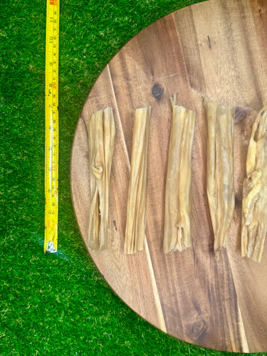 Rabbit Skin Stick 50pc Bulk Dog Chew Natural