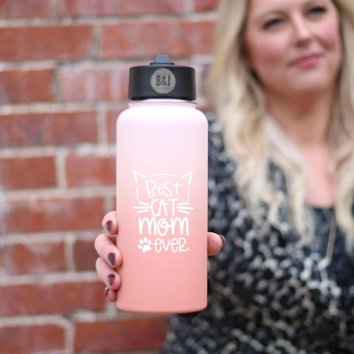 Insulated Stainless Steel Best Cat Mom Ever Tumblers
