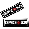 Dogline Service Dog 3D Rubber Patches