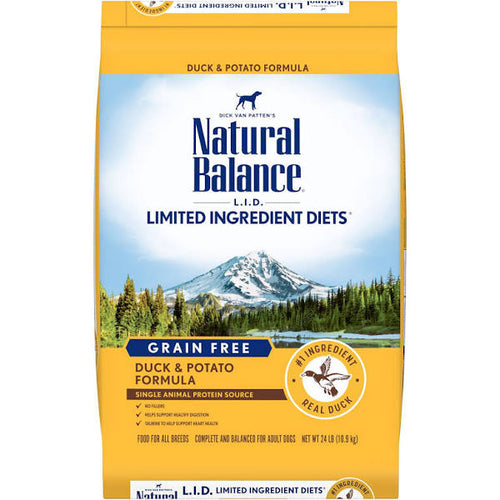 Natural Balance L.I.D. Limited Ingredient Diets Potato & Duck Dry Dog Food 24-lb