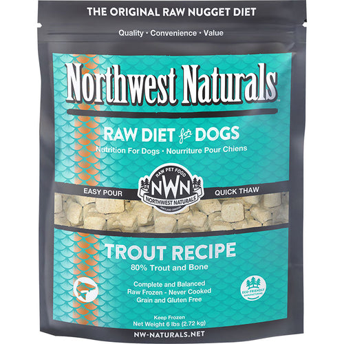 Northwest Naturals Dog Frozen Trout Nuggets 6lbs
