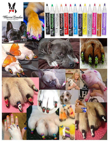 Pawdicure Nail Polish Pen - Quick Dry - 13 Colors