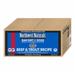 Northwest Naturals Dog Frozen Beef & Trout Nuggets Bulk 15lbs