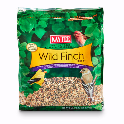 Kaytee Wild Finch Blend Wild Bird Food Stand Up Bag 5 lb