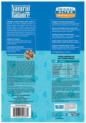 Natural Balance Original Ultra Whole Body Health Kitten Formula Chicken, Duck Meal & Salmon 2lbs