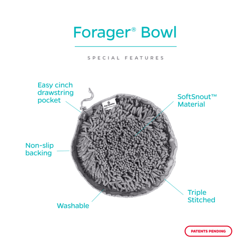 Forager® Bowl, Slow Feeder Bowls w/SoftSnout™