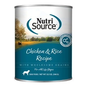 NUTRI SOURCE DOG CHICKEN & RICE 12.3OZ - SFW