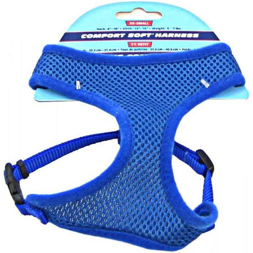 Coastal Pet Comfort Soft Adjustable Harness Blue