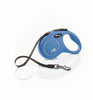 Flexi Classic Retractable Tape Dog Leash Blue/16 ft, Small