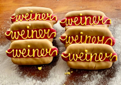 WEINER hot dog treats