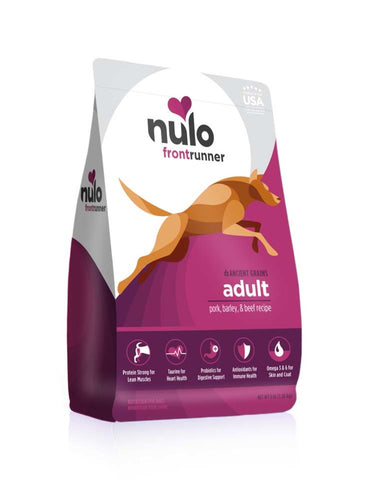 Nulo Frontrunner Ancient Grains - Pork, Barley, & Beef - Adult - 23lbs
