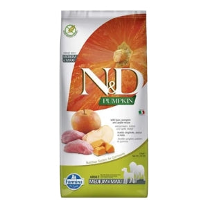 FARMINA DOG GRAIN FREE PUMPKIN BOAR APPLE MEDIUM & MAXI