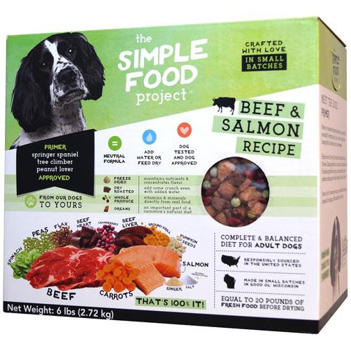 THE SIMPLE FOOD PROJECT BEEF & SALMON RECIPE 6LB - SPECIAL ORDER