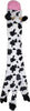 Ethical Mini Skinneeez Crinkler Cow Dog Toy 14 inch