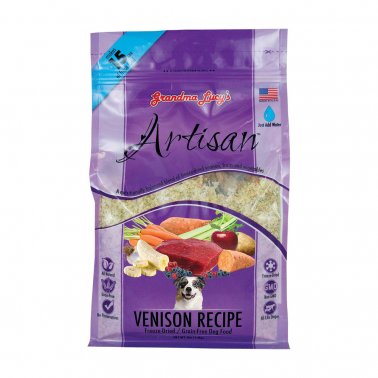 Grandma Lucy’s Artisan Freeze Dried Grain Free Venison Recipe Dog Food 3 Lbs