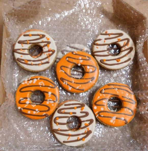 Fall sling donuts dog treats