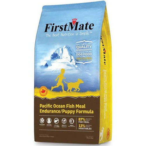 FirstMate Grain Free Pacific Ocean Fish Meal Endurance Puppy Formula Dog Food 5 lbs