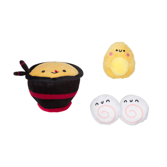 Pearhead Dogkatsu Ramen Dog Toy Set (Set of 3)