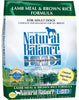 Natural Balance L.I.D. Limited Ingredient Diets Lamb & Brown Rice Formula Dry Dog Food, 26 lbs.