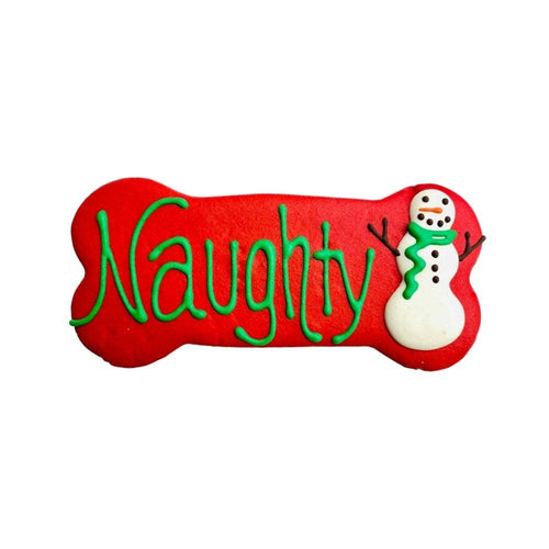 6 Dog Cookie | Naughty | Dog Treats | Christmas