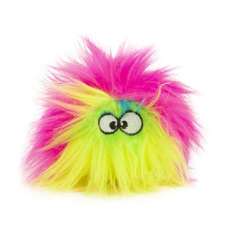 Godog Furballz Chew Guard Squeaky Plush Dog Toy, Mini