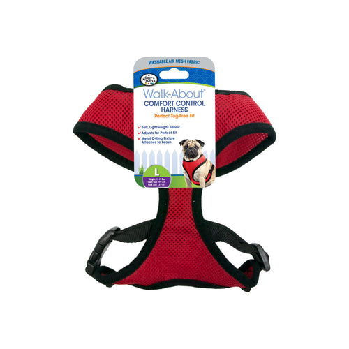 Four Paws Comfort Control Dog Harness Red/Large