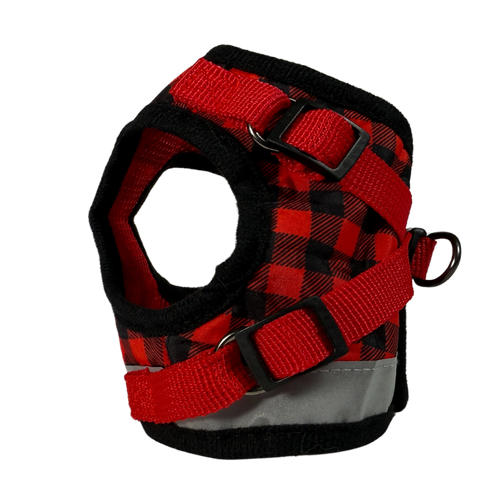 The Pawsitively Plaid Limited Edition Buffalo Plaid Cat Harness