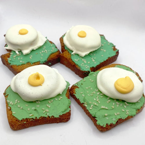 RKR Biscuits Avocado Toast w/ Fried Egg