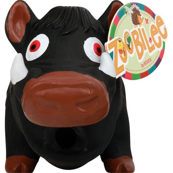 Zoobilee Warthog Toy, Latex