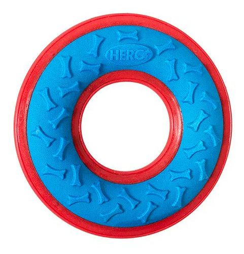 HERO Outer Armor Large Fetch Ring for Medium-Large Dogs, Floats & Squeaks