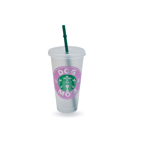 DOG MOM Starbucks Cup - LILAC