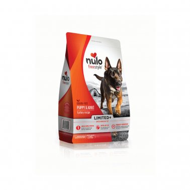 Nulo Freestyle Grain Free Kibble Turkey Puppy & Adult- 10lbs